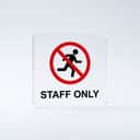 Acrylic Prohibition Sign (30 Designs) view 1