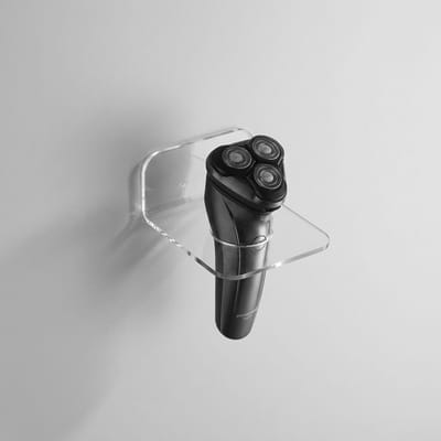 Acrylic Electric Shaver Wall Holder