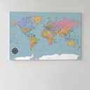 Push Pin World Map Wall Art | Places You've Been Travel Map Pin Board (Malaysia) view 1