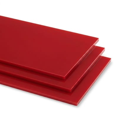 Red Acrylic Sheet 3mm (Custom Cut)
