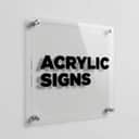 Reverse UV Print Acrylic Signage view 1