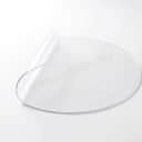 Round Transparent PVC Table Mat | 2mm Thick Table Protector Cover (Alas Meja Bulat) view 1