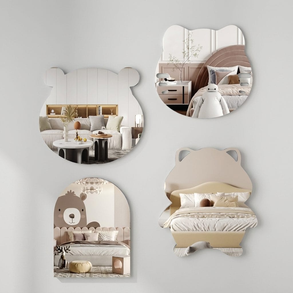 Cartoon Acrylic Mirror (Kids Safety)