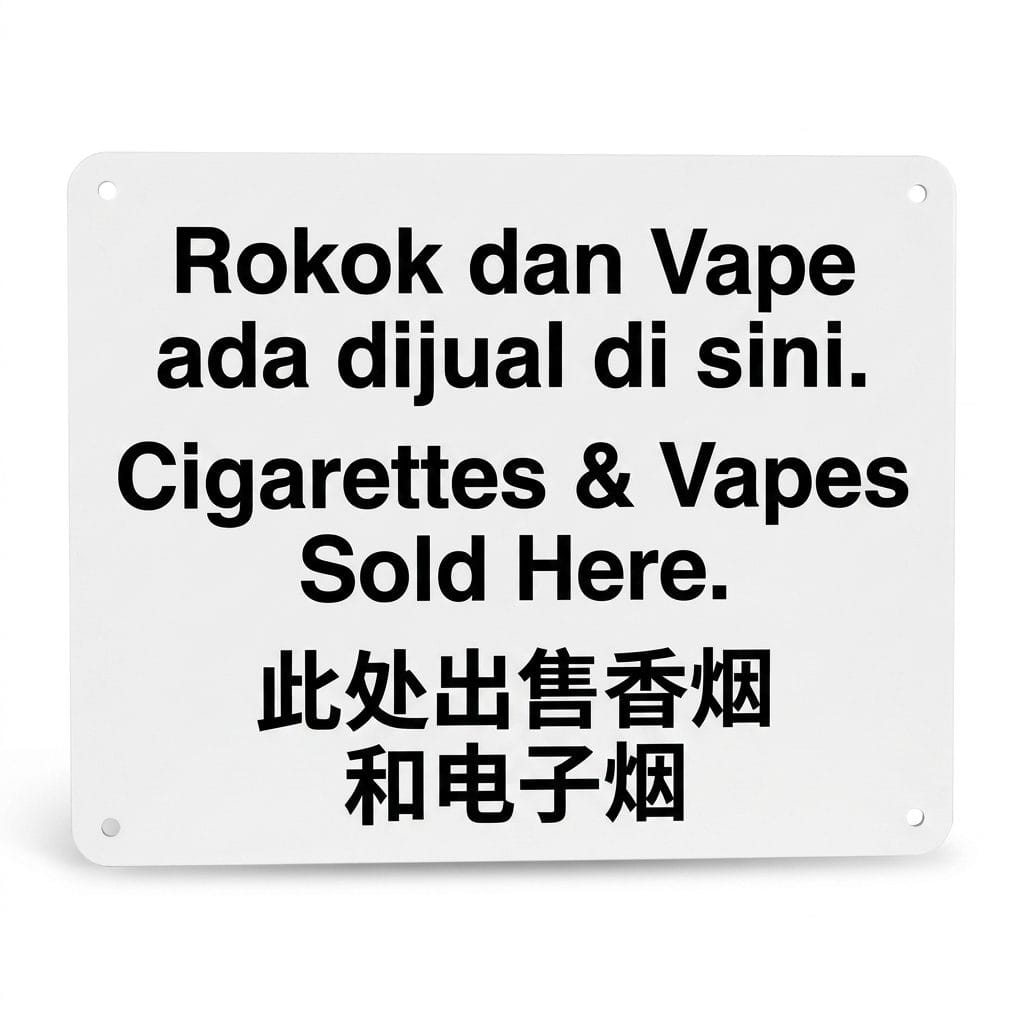 Vape Retail Signage