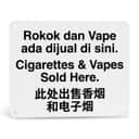 Vape Retail Signage view 1
