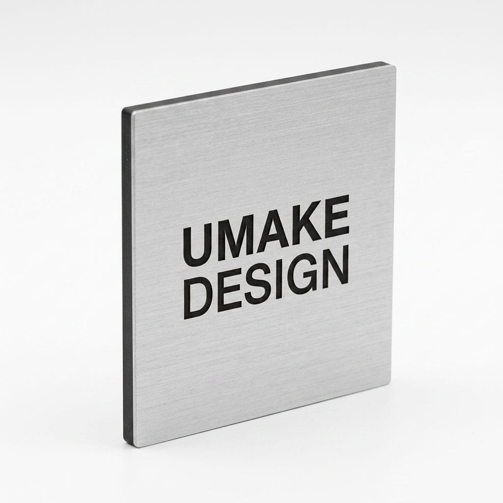 Silver / Black Double Colour Board 1.5mm (Laser Engraving)