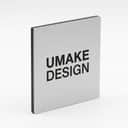 Silver / Black Double Colour Board 1.5mm (Laser Engraving) view 1