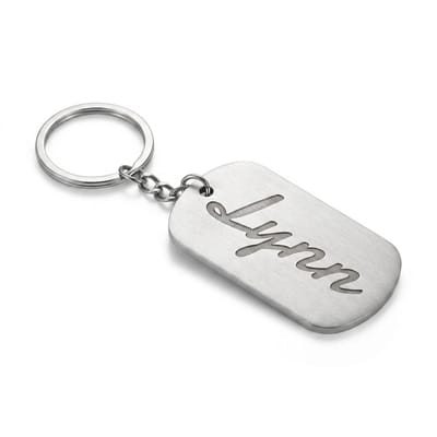 Stainless Steel Custom Name Keychain