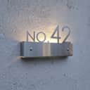 Solar LED Stainless Steel House Number Plate view 2