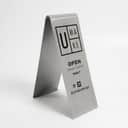 Customized Stainless Steel A-Frame Sign | Floor-Standing A-Type Display Board (304 Grade) view 1