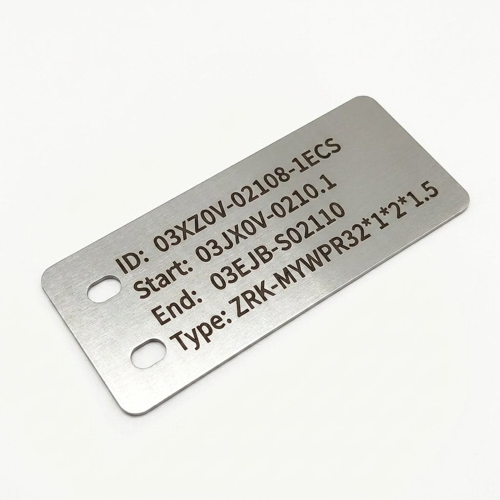 Stainless Steel Engraved Sign