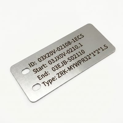 Stainless Steel Engraved Sign