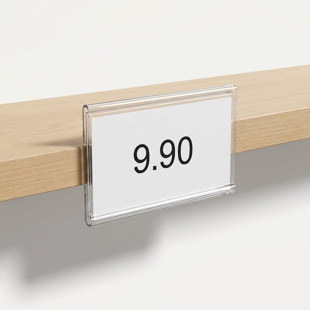 Self-Adhesive Price Tag Holder