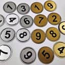 Metallic Acrylic Table Number (Laser Engraved) view 1