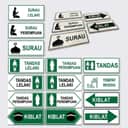 Surau & Prayer Room Acrylic Sign Set view 1