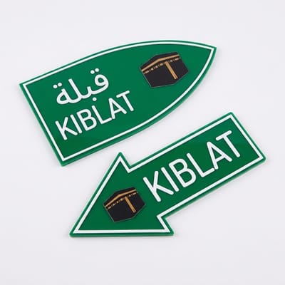 Qibla Arrow Direction Sign