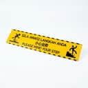 Watch Your Step Warning Sign view 1