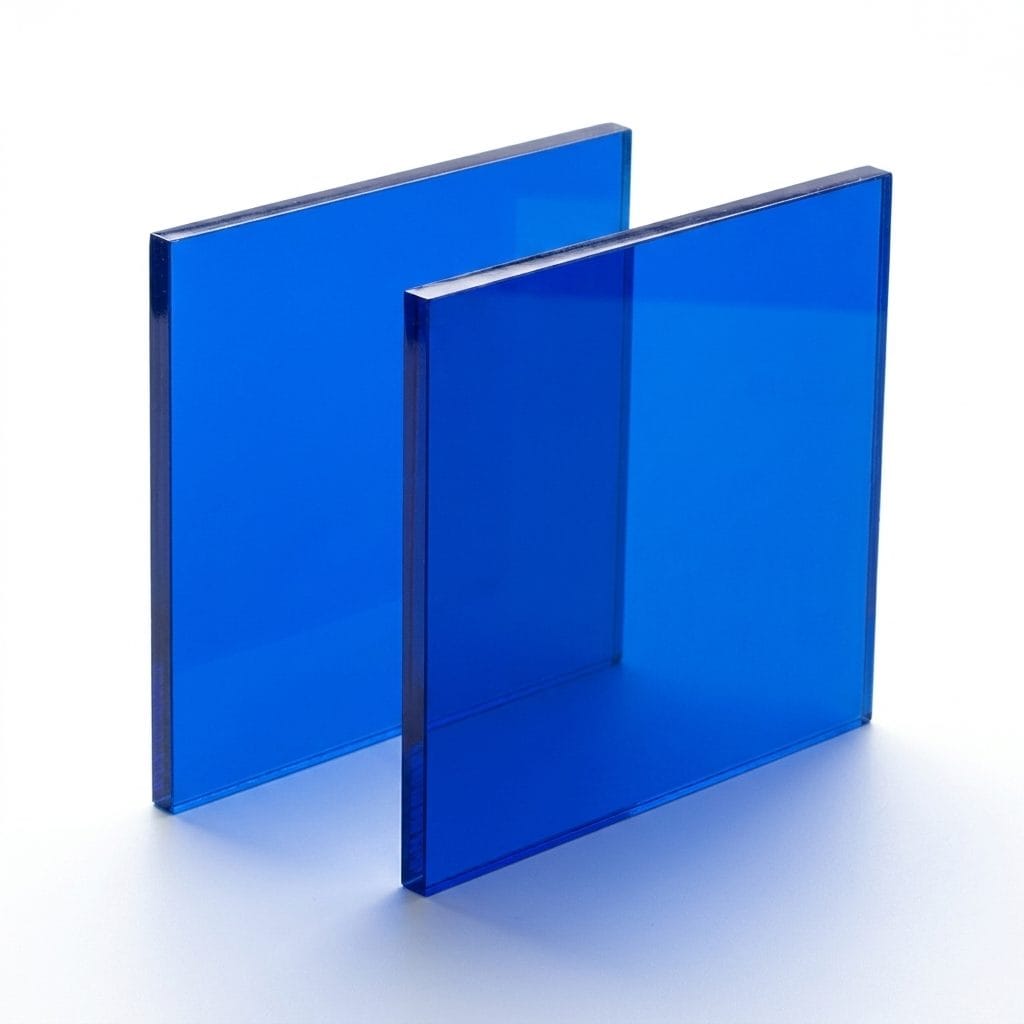 Tinted Blue Acrylic Sheet 3mm (Custom Cut)