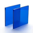 Tinted Blue Acrylic Sheet 3mm (Custom Cut) view 1