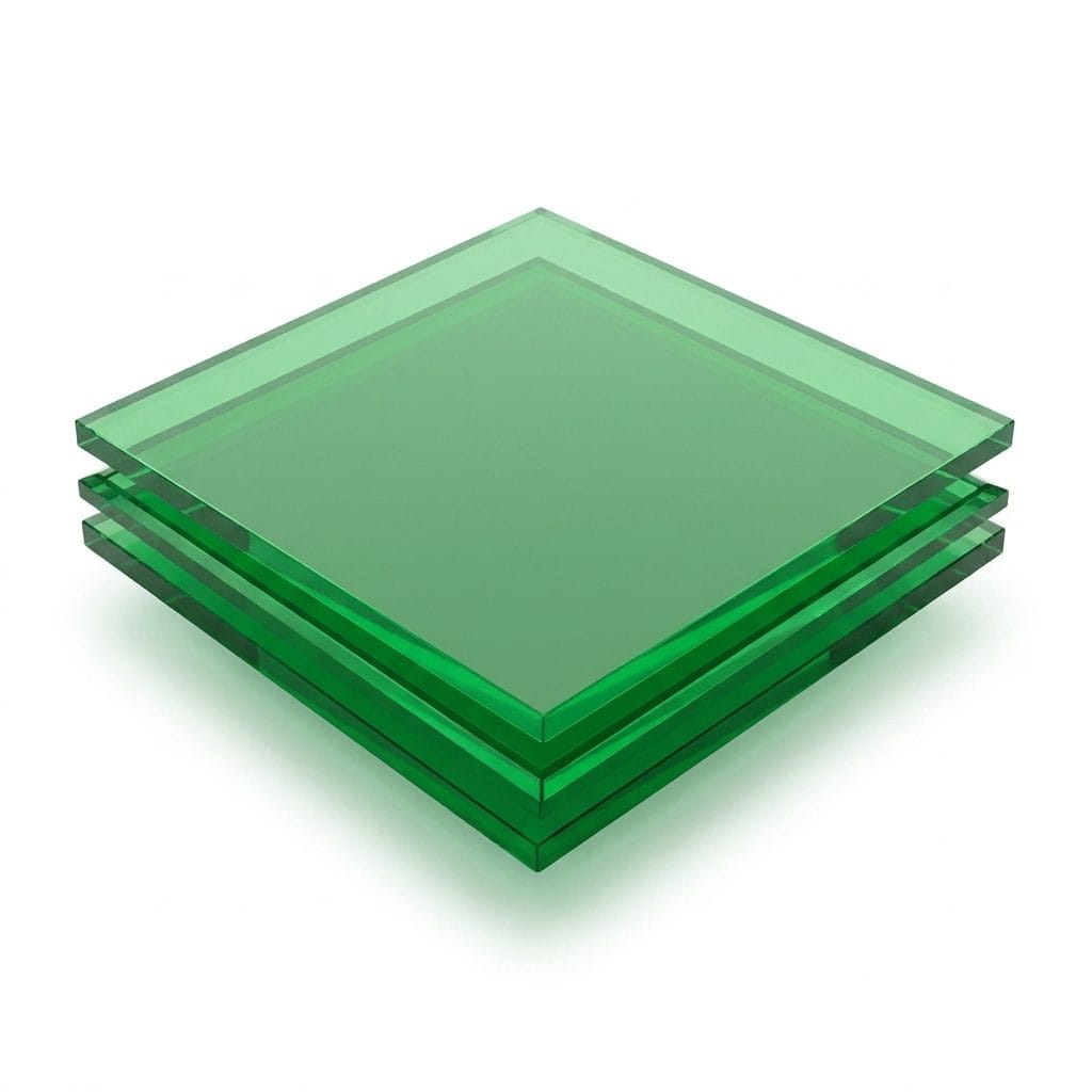 Tinted Green Acrylic Sheet 3mm (Custom Cut)