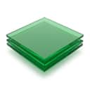 Tinted Green Acrylic Sheet 3mm (Custom Cut) view 1