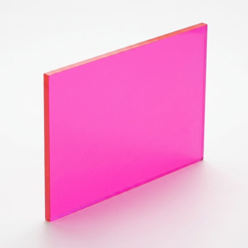 Tinted Pink Acrylic Sheet 3mm (Custom Cut)