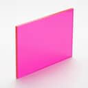 Tinted Pink Acrylic Sheet 3mm (Custom Cut) view 1