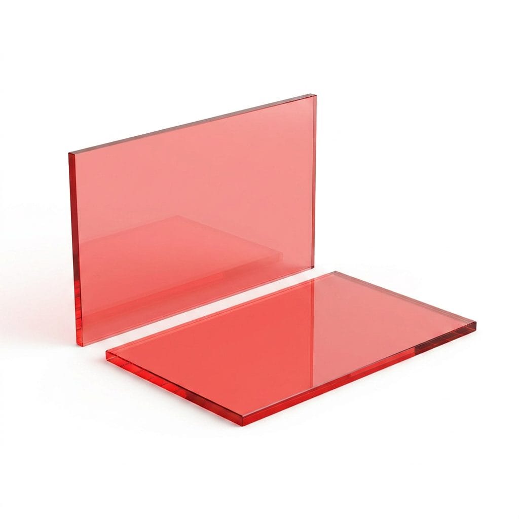 Tinted Red Acrylic Sheet 3mm (Custom Cut)