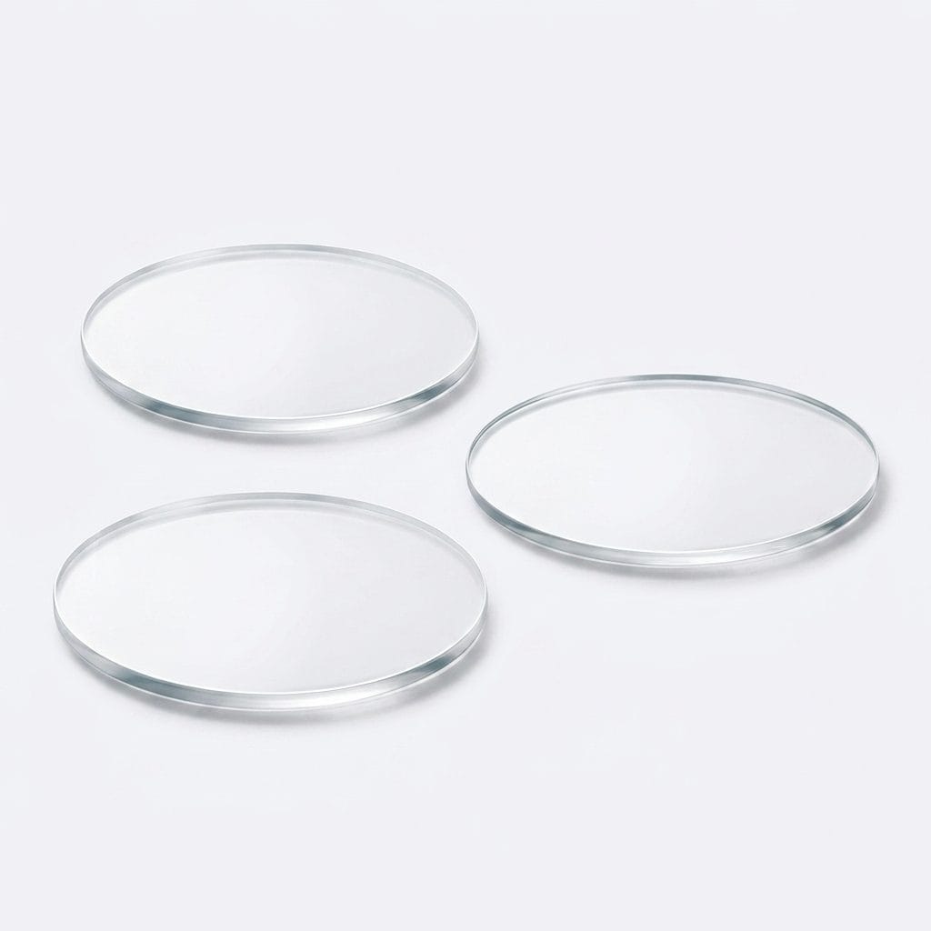 Blank Transparent Coaster | Thick Heat-Resistant PVC TPU Cup Mat (DIY Clear Coaster)