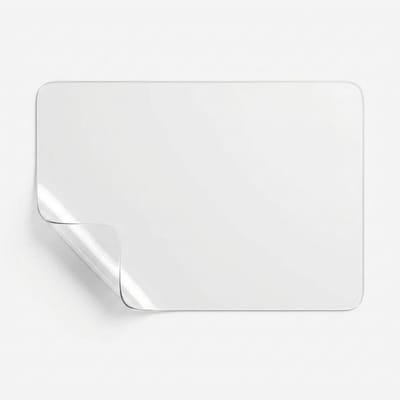 Transparent PVC Desk Mat | Large Mouse Pad Keyboard Surface Protector (2mm Clear, Alas Meja)
