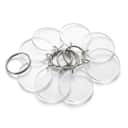 Clear Acrylic Blank Keychain (DIY, 10pcs) view 1