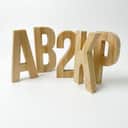 Solid Pine Wood Letters & Numbers view 1