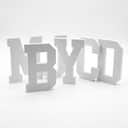 PVC 3D Alphabet & Number Letters (White) view 1
