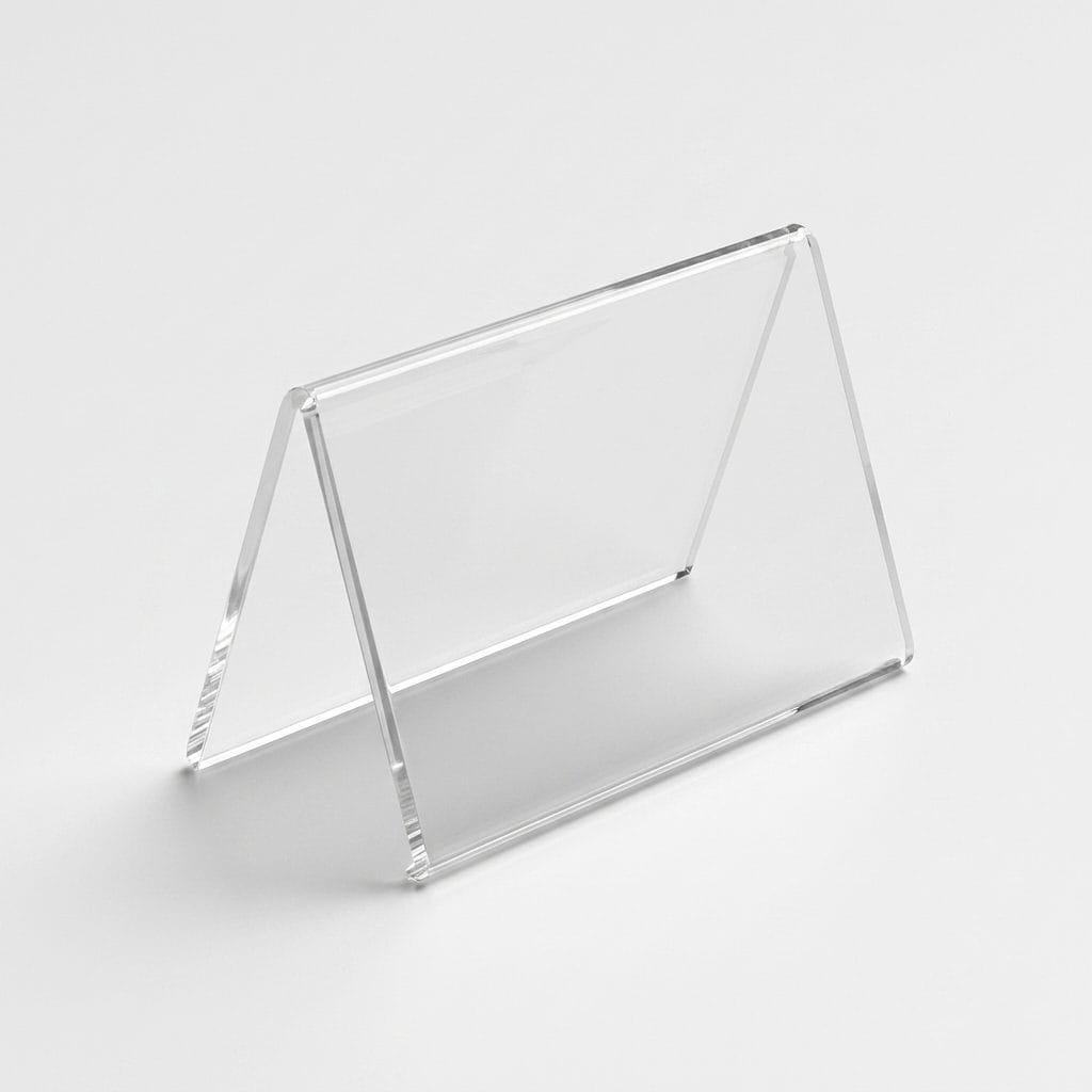 Acrylic A-Shape Display Stand (Price/Menu)