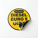 Fuel Type Magnet Sticker view 1