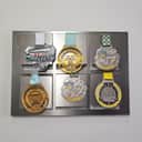 Stainless Steel Medal Display Frame view 1