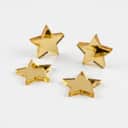 Gold & Silver Mirror Acrylic Star Craft Pieces view 1