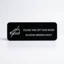 Minimalist Printed Acrylic Sign view 1