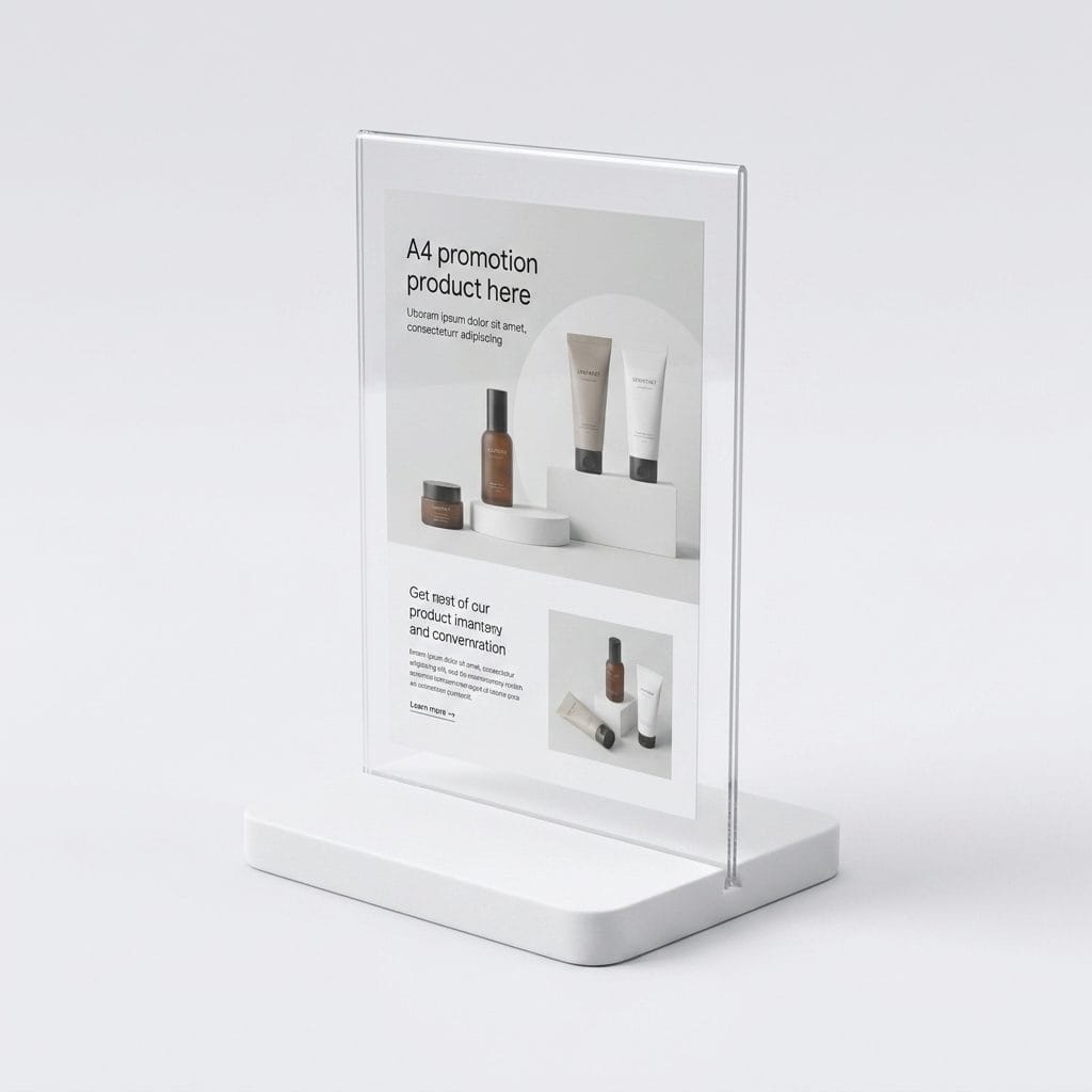 Modular Acrylic Counter Display Stand