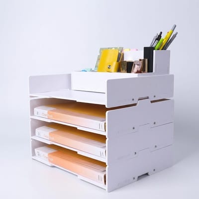 Stackable A4 Paper Tray Organizer