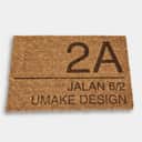 Custom Coconut Coir Doormat view 1