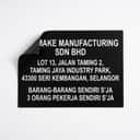 Puspakom Lorry Magnetic Sticker | Custom Lorry Company Name & Address Sign (JPJ BDM BTM) view 1