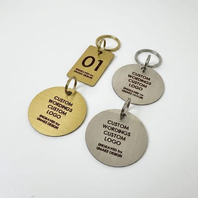 Stainless Steel Industrial Label Tags (5pcs)