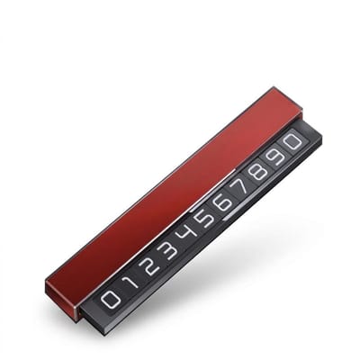 Metal Double Parking Phone Number Plate
