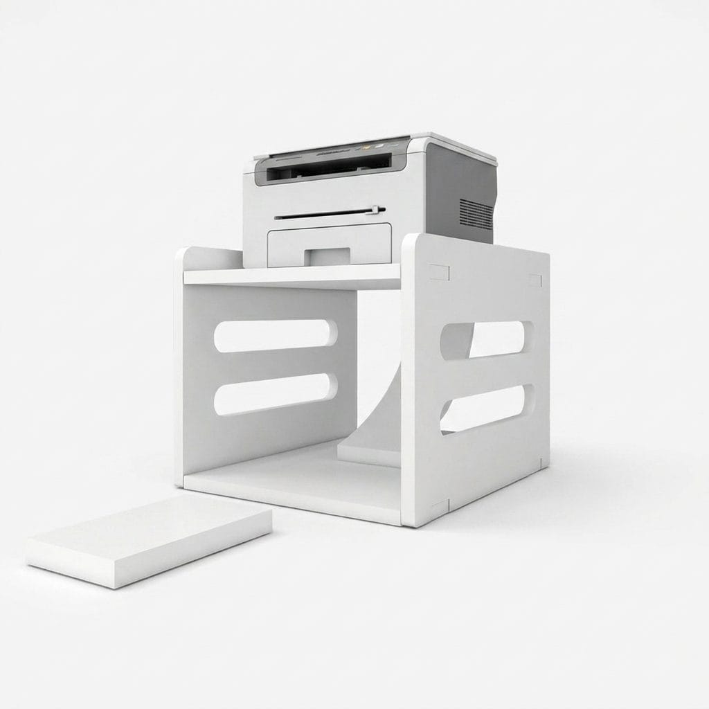 Thermal Printer Shelf Organizer