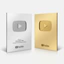 YouTube Play Button Award Wall Decor (Custom Name) view 1