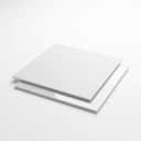Matte White Acrylic Sheet (Custom Cut) view 1