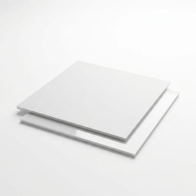 Matte White Acrylic Sheet (Custom Cut)