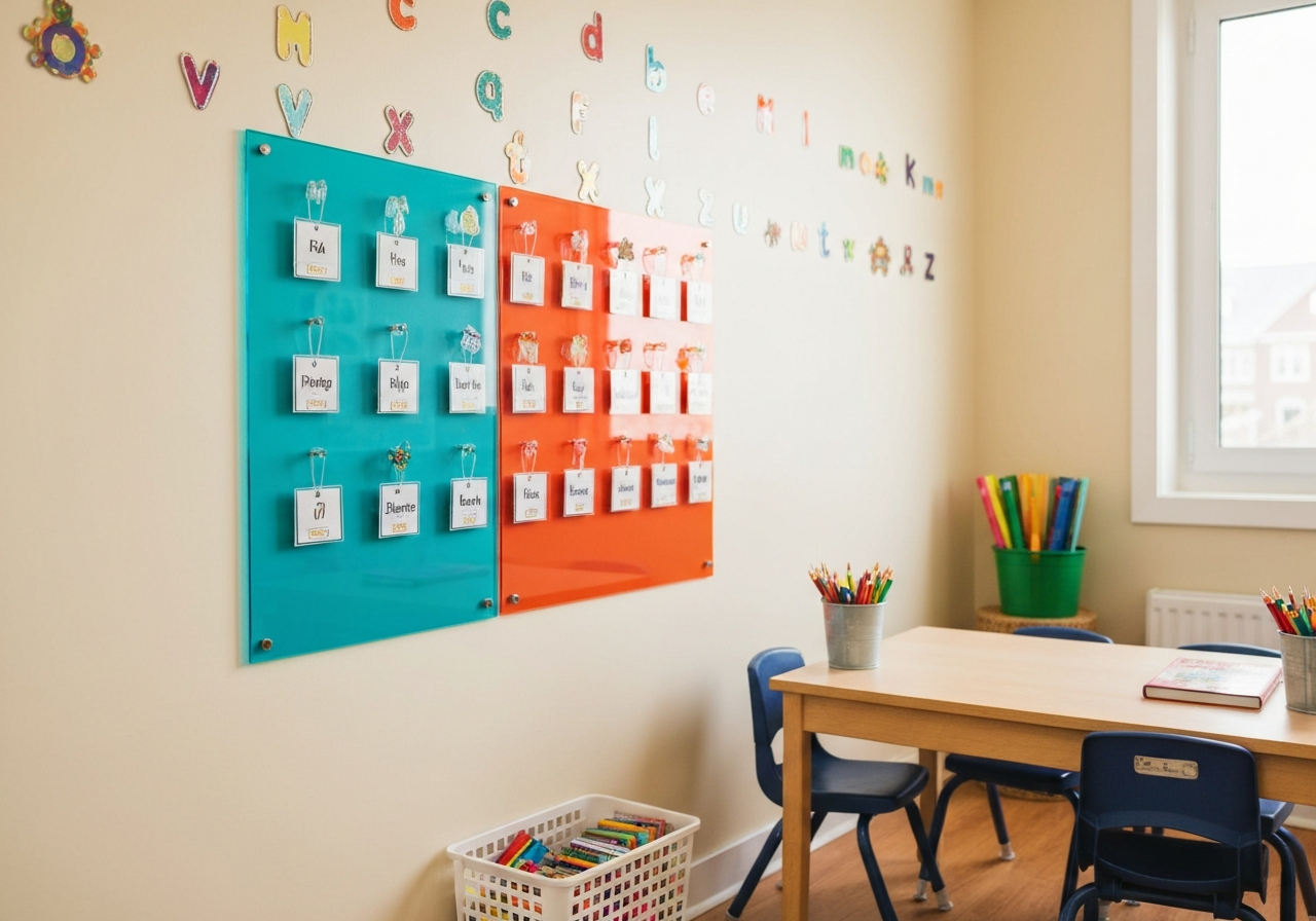 Tadika Pintar Ceria — Custom acrylic classroom decor & name tags