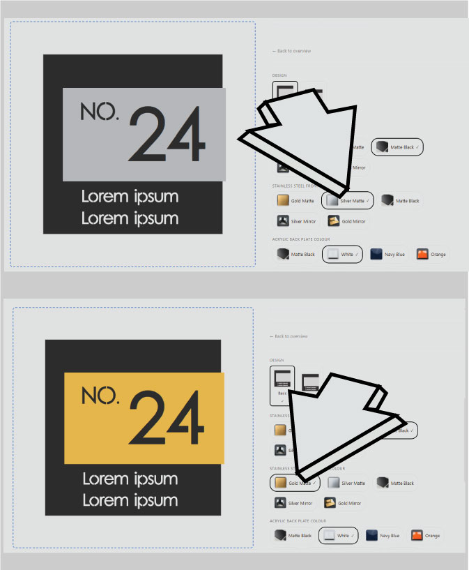 Choose Your Designs & Colour